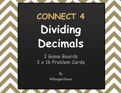 Dividing Decimals - Connect 4 Game