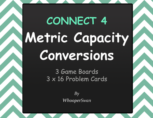 Metric Capacity Conversions - Connect 4 Game