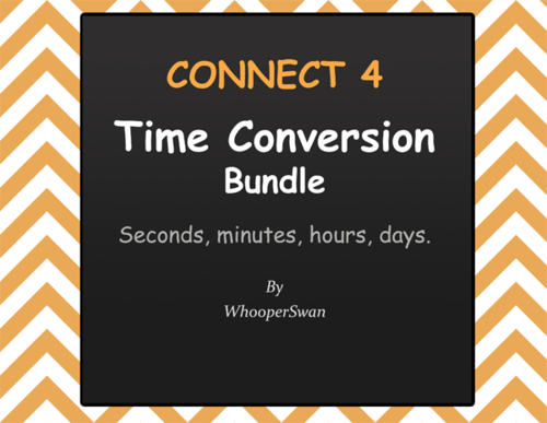 Connect 4 Game - Time Conversion Bundle