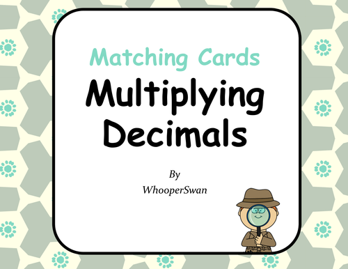 Multiplying Decimals Matching Cards