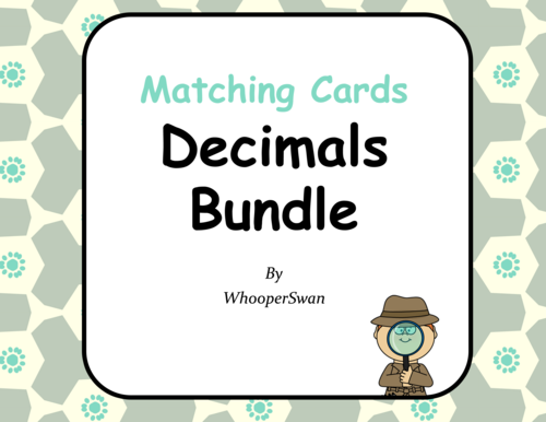 Decimals Matching Cards Bundle