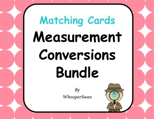 Measurement Conversions Matching Cards Bundle
