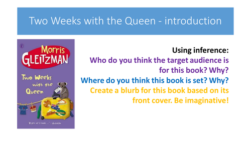 Two Weeks with the Queen - full resources