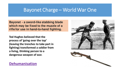 Bayonet Charge - Ted Hughes