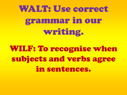 Using Was/Were and I/Me