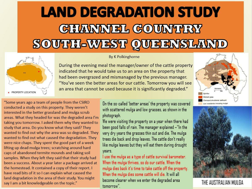 IS LAND DEGRADATION AVOIDABLE - FOCUS ON BEEF CATTLE PROPERTY IN AUSTRALIA