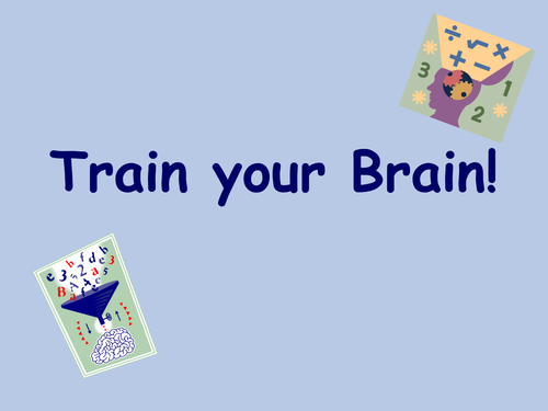 Train Your Brain Maths Starters