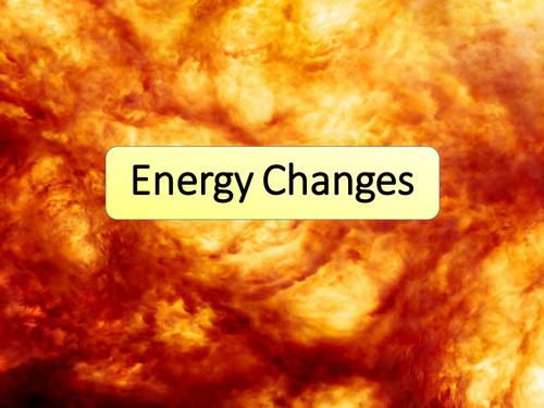 New AQA GCSE Chemistry Energy Changes / Bond Energy Lesson