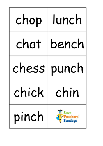 Phonics activities - match the word to the image (cards) | Teaching ...