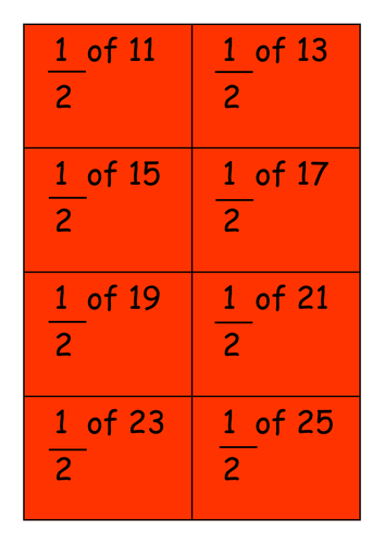 halving-odd-numbers-and-finding-fractions-of-a-number-teaching-resources