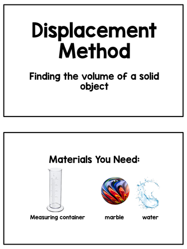 Displacement Method Booklet
