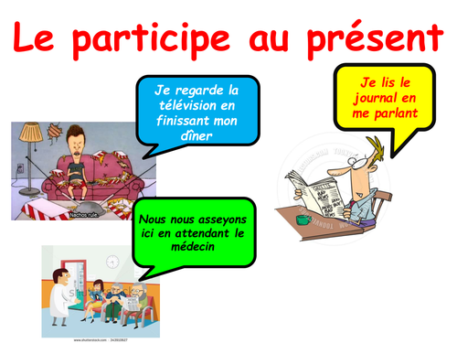 The present participle