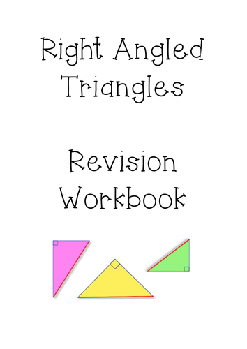 Right Angled Triangles (Trigonometry Pythagoras) Revision Book