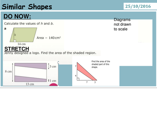 Similar shapes