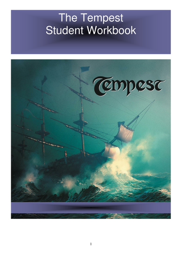 The Tempest - Shakespeare Workbook and Knowledge Organiser