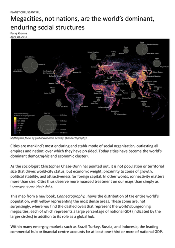 Urban Futures - Megacities and World Cities