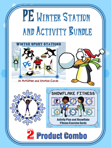 PE Winter Station and Activity Bundle- 2 Product Combo