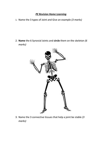 AQA GCSE PE 2016 Spec - Paper 1 Home learning