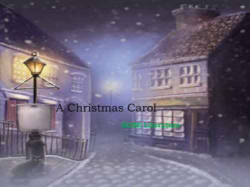 A Christmas Carol - Looking at the importance of key characters & structuring a response