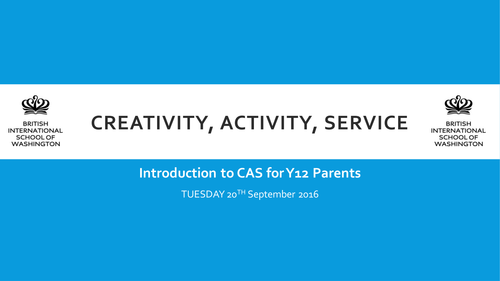 Introducing IB CAS to parents | Teaching Resources