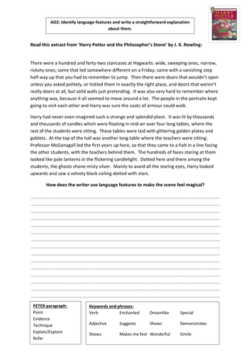 Assessment Objective 2 Harry Potter