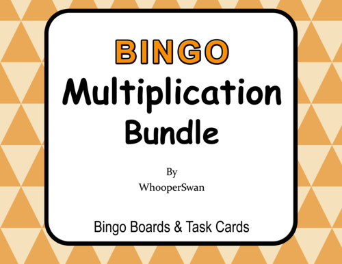 Multiplication - BINGO and Task Cards Bundle