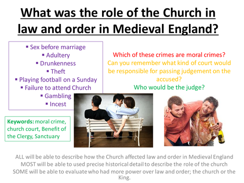 Crime and Punishment - What was the Role of the Church in Medieval Law Enforcement?