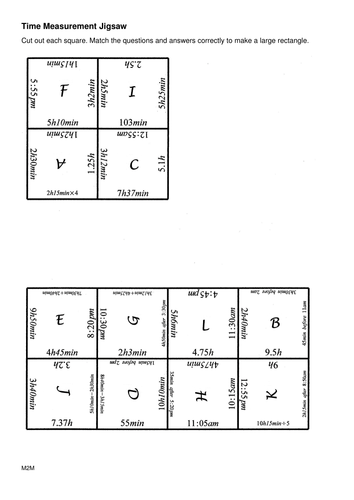 Time Measurement jigsaw