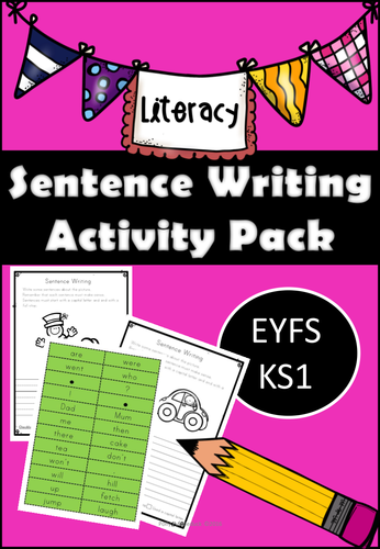 Sentence Writing Activity Pack