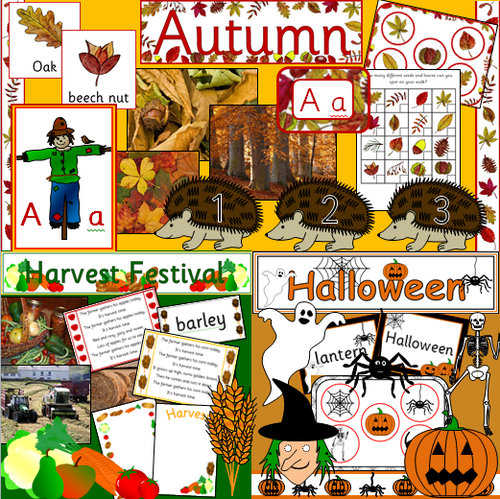 Autumn bumper pack- Halloween, festivals, Harvest, Stories