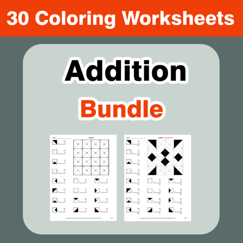 addition-coloring-worksheets-bundle-teaching-resources