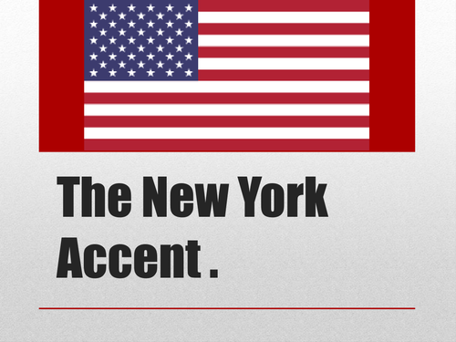 new york accent