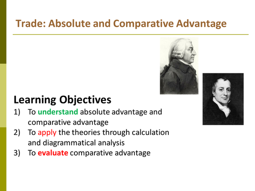 Trade: Absolute and Comparative Advantage - A2-Yr2