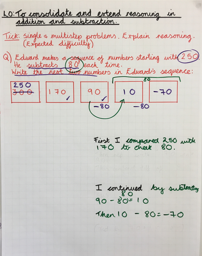 Yr 5/6 MATHS- Reasoning Lesson- Addition and Subtraction Problems- Test Question solving