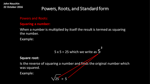 Standard form notation | Teaching Resources