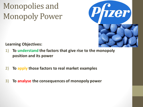 Introduction to Monopolies and Monopoly Power - AS-YR1
