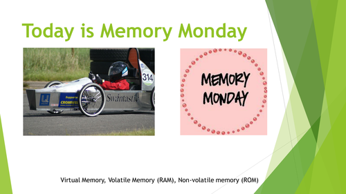 Memory Monday Lesson