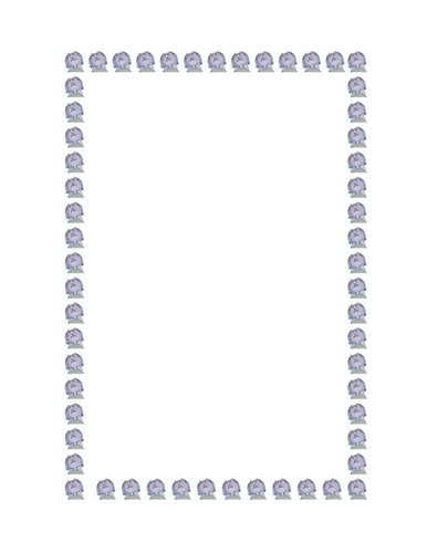 NEW! Year 1 Not Now Bernard Monster border.