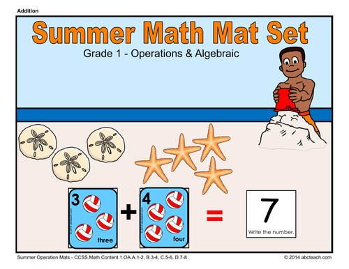 Summer Math Mat