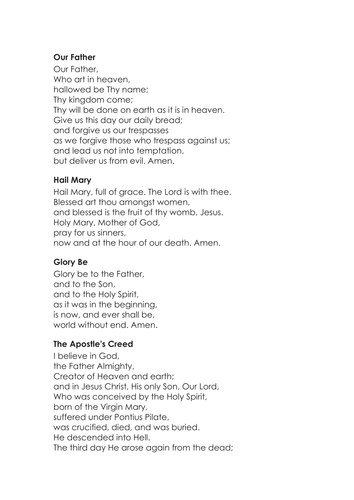 NEW! Religious Education (RE) Prayers