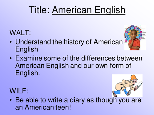 american english