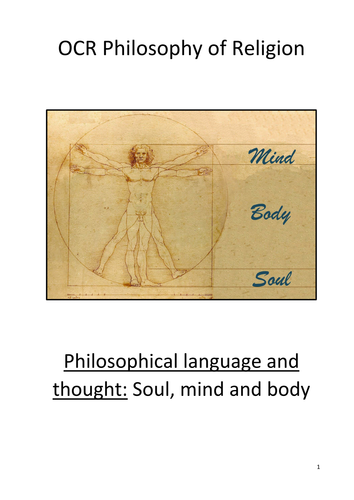 Soul, mind and body booklet