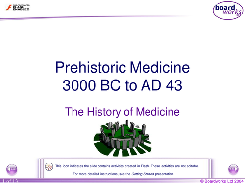 pre historic medicince