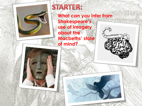 Macbeth Act 3 scii - Designed for new AQA spec