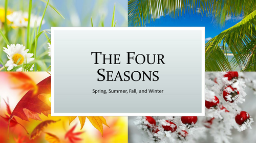 The Four Seasons PowerPoint