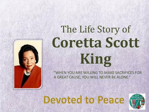 Coretta Scott King Biography PowerPoint