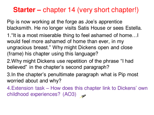 Great Expectations - new AQA GCSE Lit spec