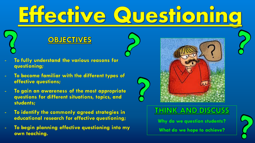 Effective Questioning CPD Session!