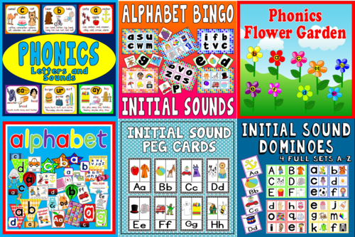 *PHONICS AND ALPHABET BUNDLE* 6 PACKS - POSTERS ...