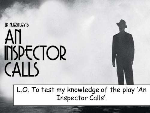Year 11 Revision SOW for 'An Inspector Calls'
